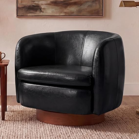 360° Swivel Barrel Accent Chair