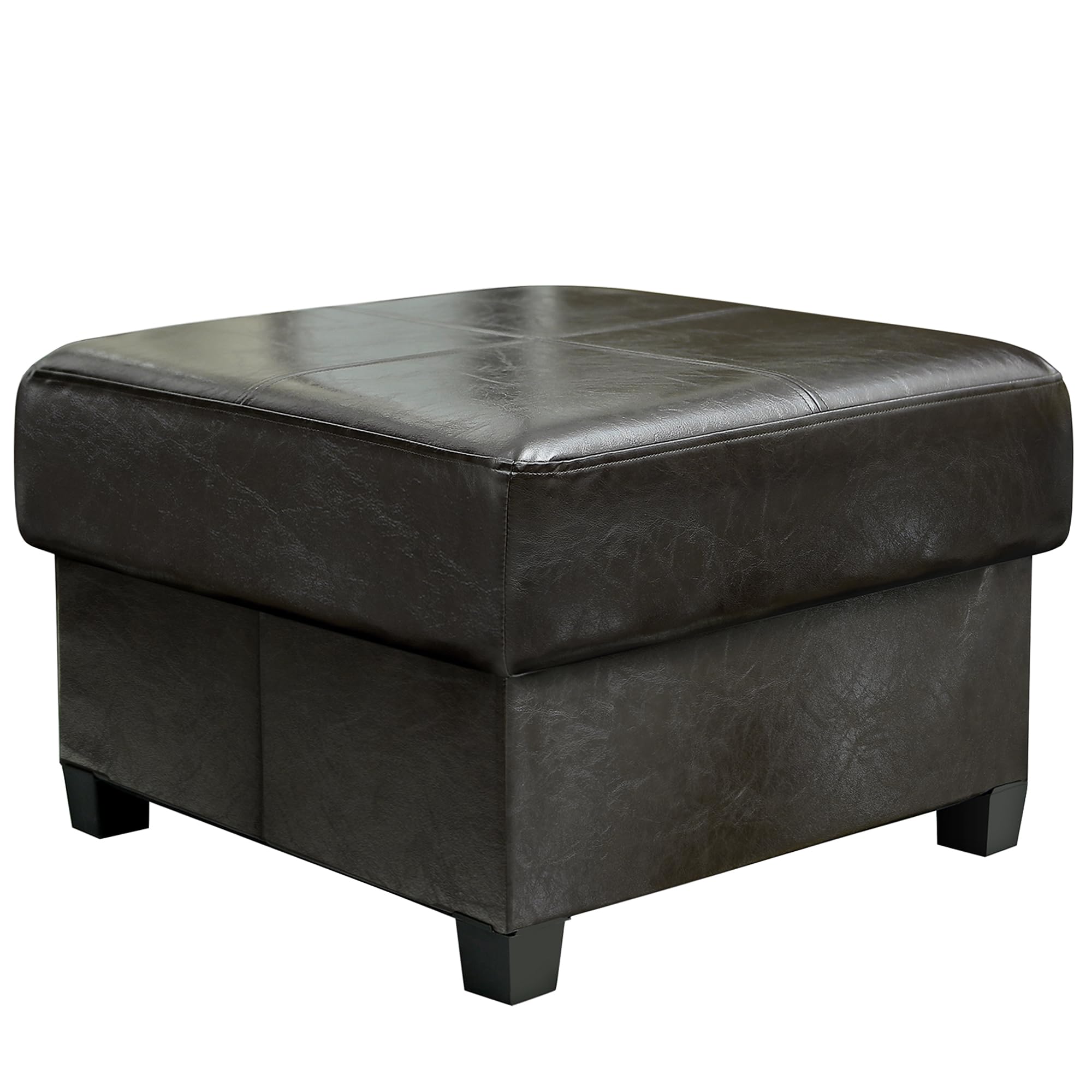 Foldable Storage Ottoman with Hidden Storage