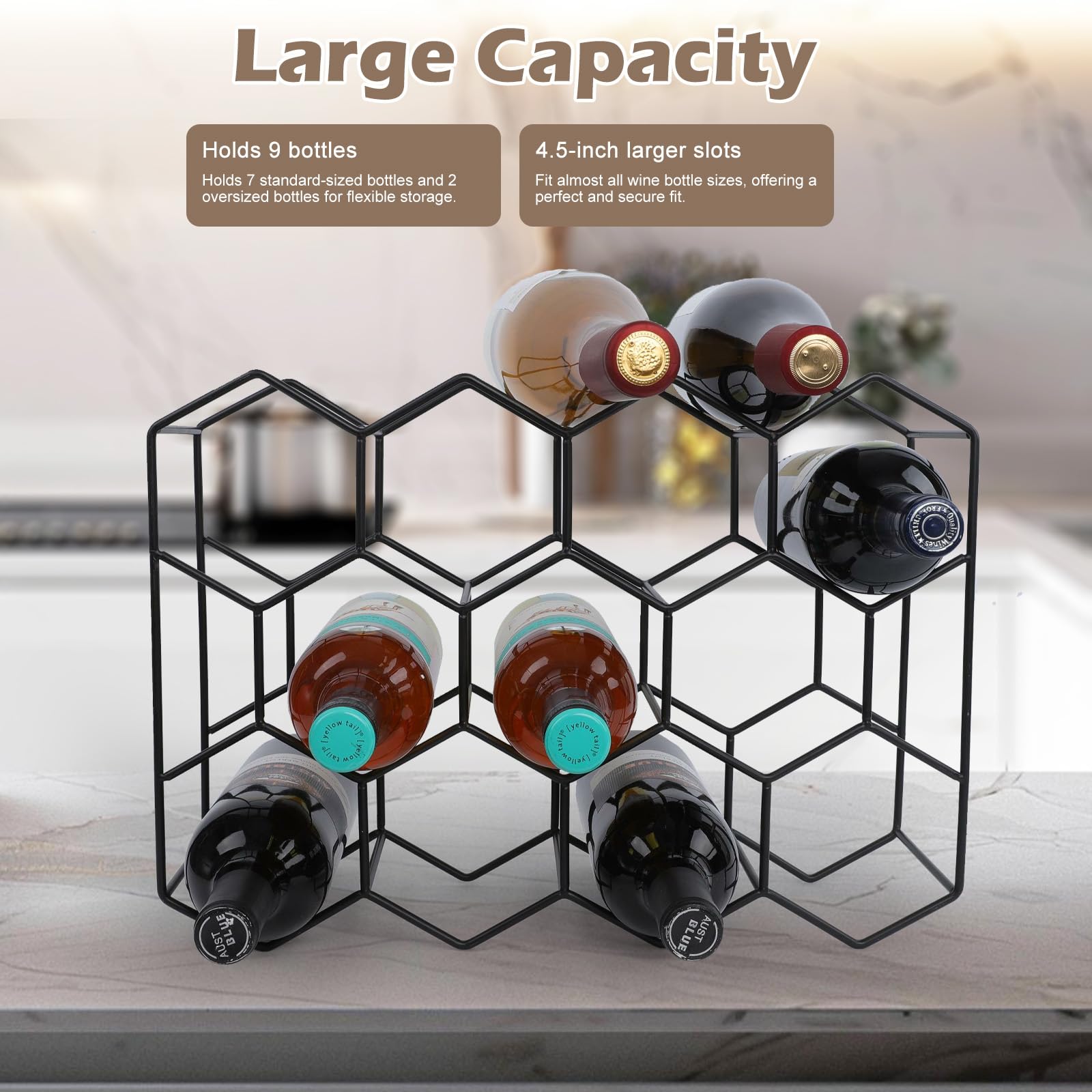 Countertop Wine Rack – 14 Bottle