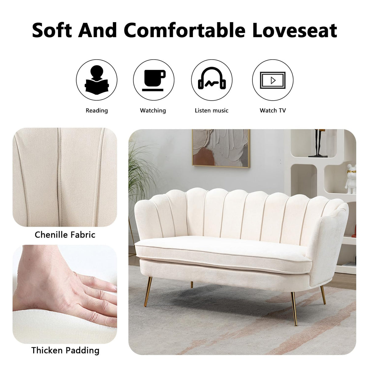 Upholstered Loveseat