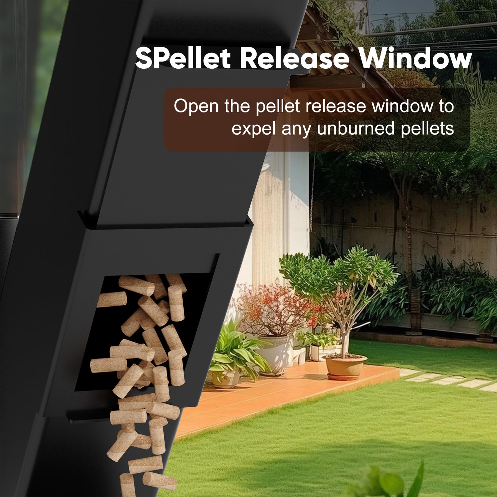 Wood Pellet Rocket Stove Fire Pit