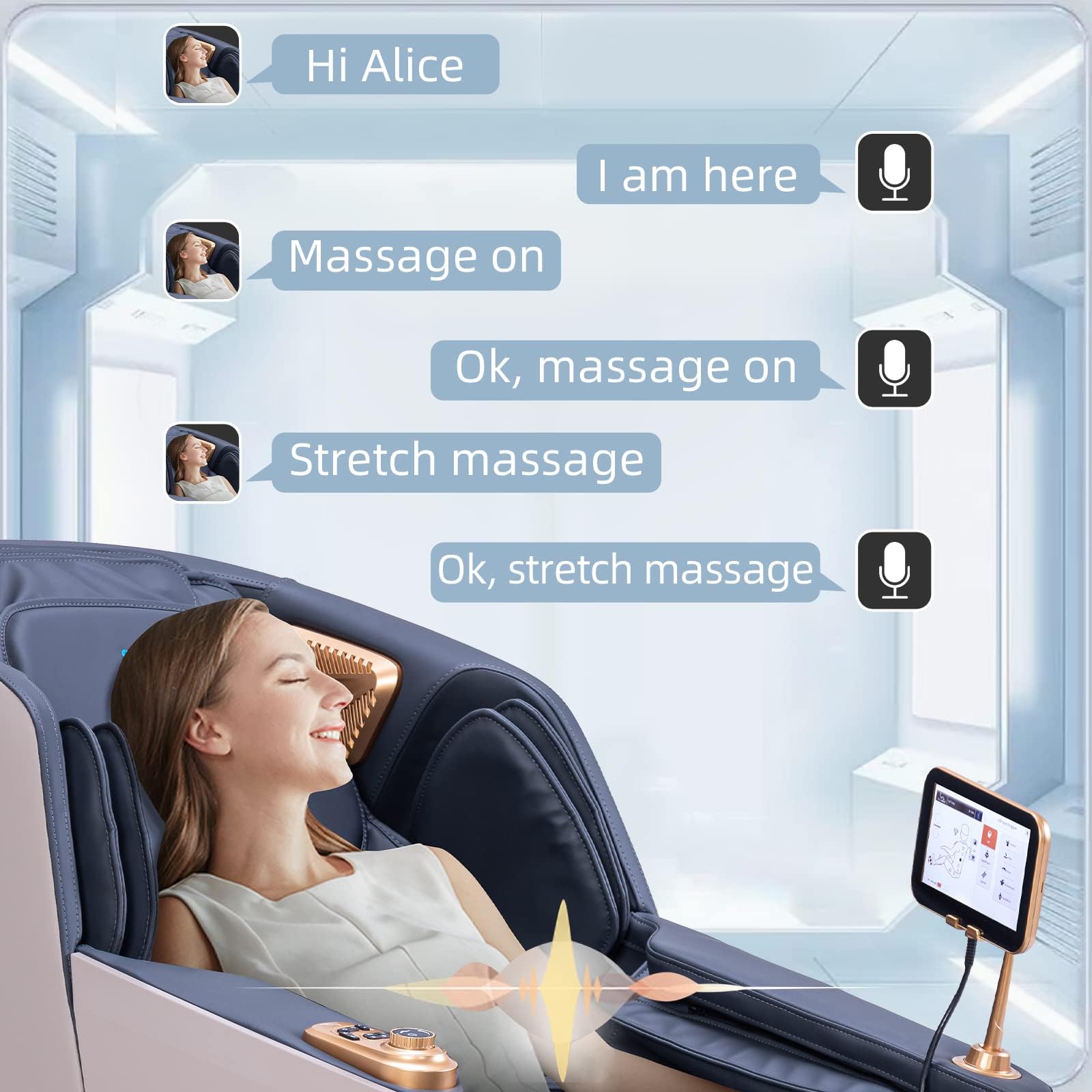 4D Full Body Massage Chair Recliner