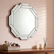 Octagon Wall Mirror 23.6" – Beveled Glass, HD Reflection