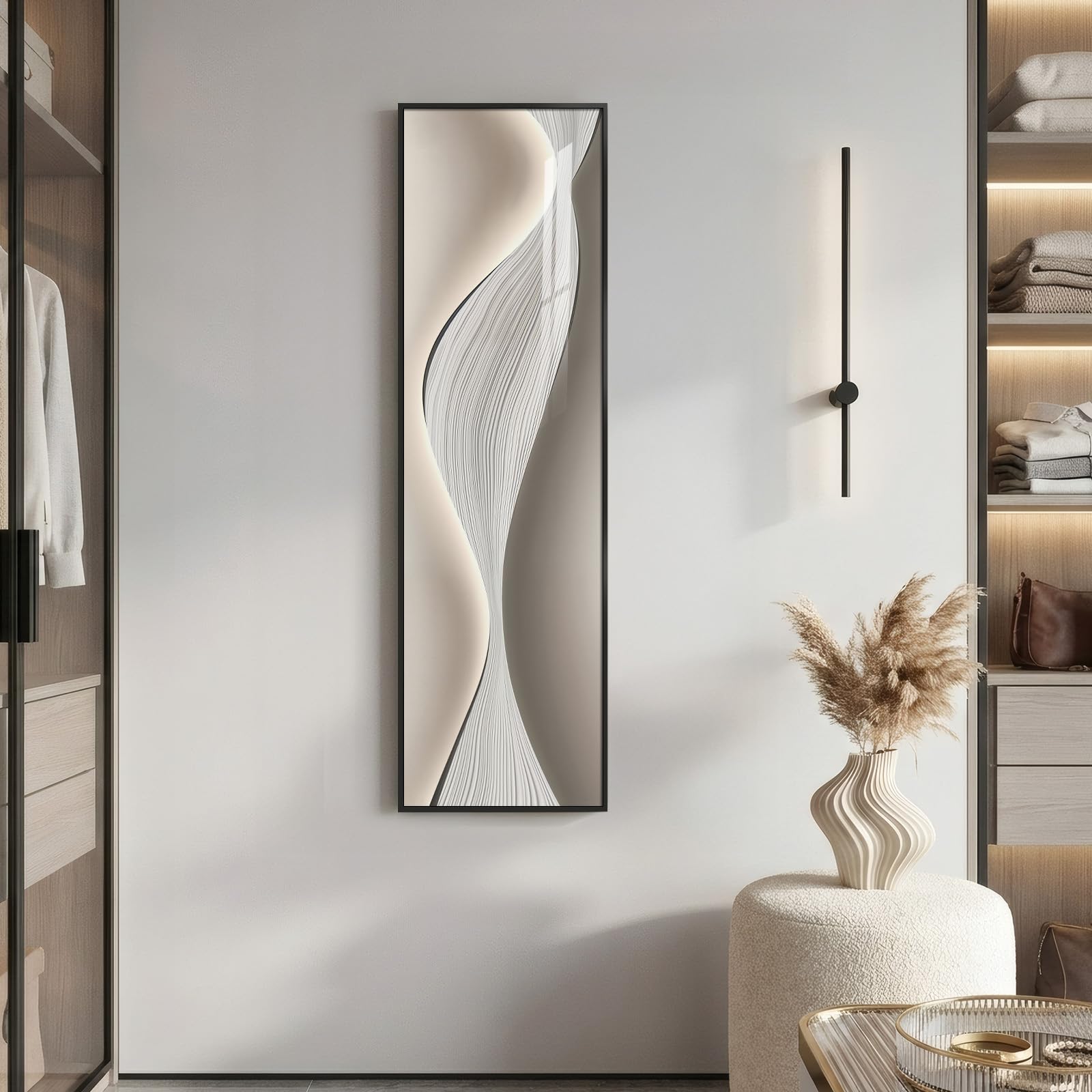 Sliding Full-Length Wall Mirror
