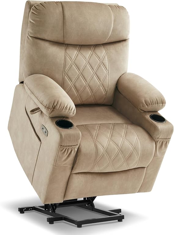 Small Triple Motor Power Lift Recliner Chair with Massage & Heating