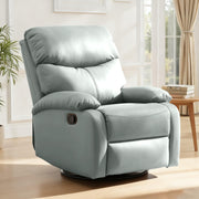 Genuine Leather Swivel Rocker Recliner