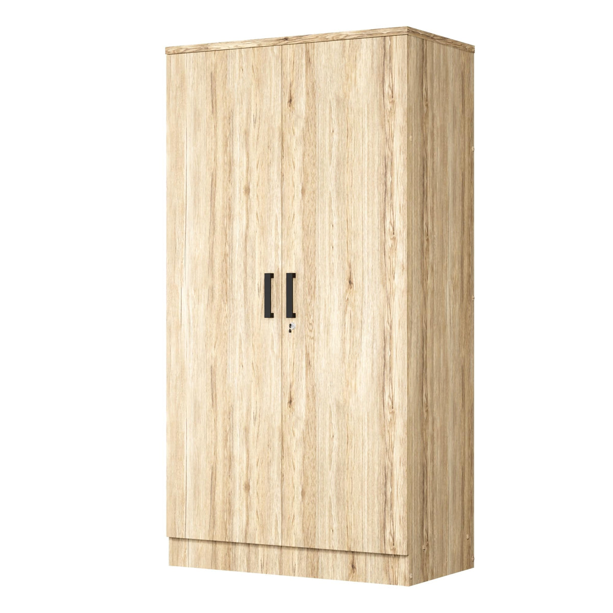 2-Door Wardrobe with Shelves