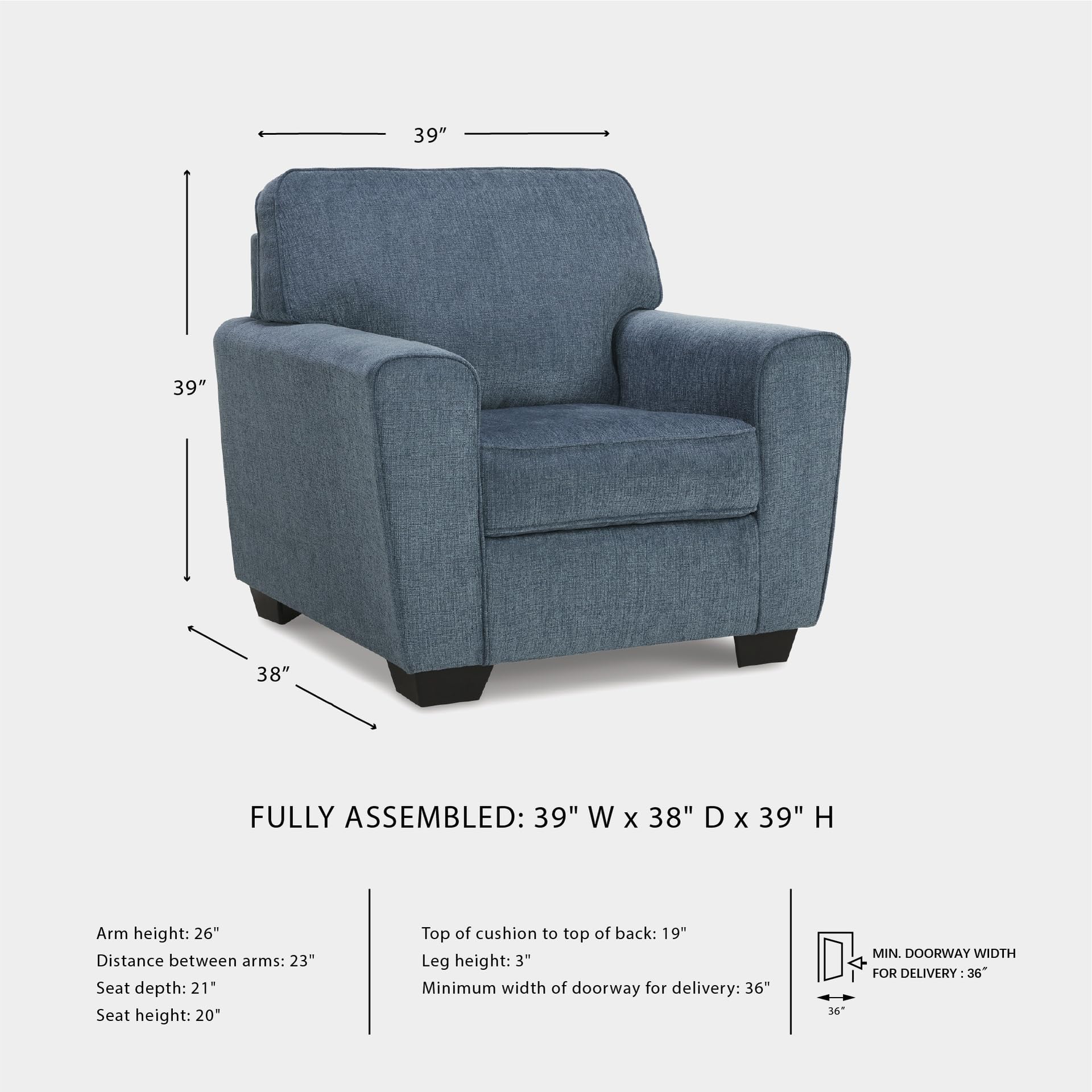Contemporary Upholstered Accent Chair