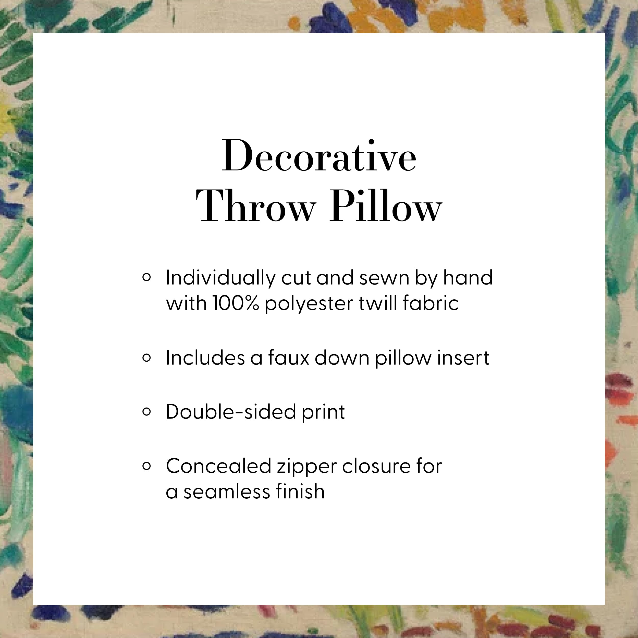 Society6 Throw Pillow with Insert, Designed by Ana Rut BRE, Decorative Cushion for Sofa Bed Living Room Home Decor Soft Accent Pillow Cover Included, 16” x 16”, Retro Shapes
