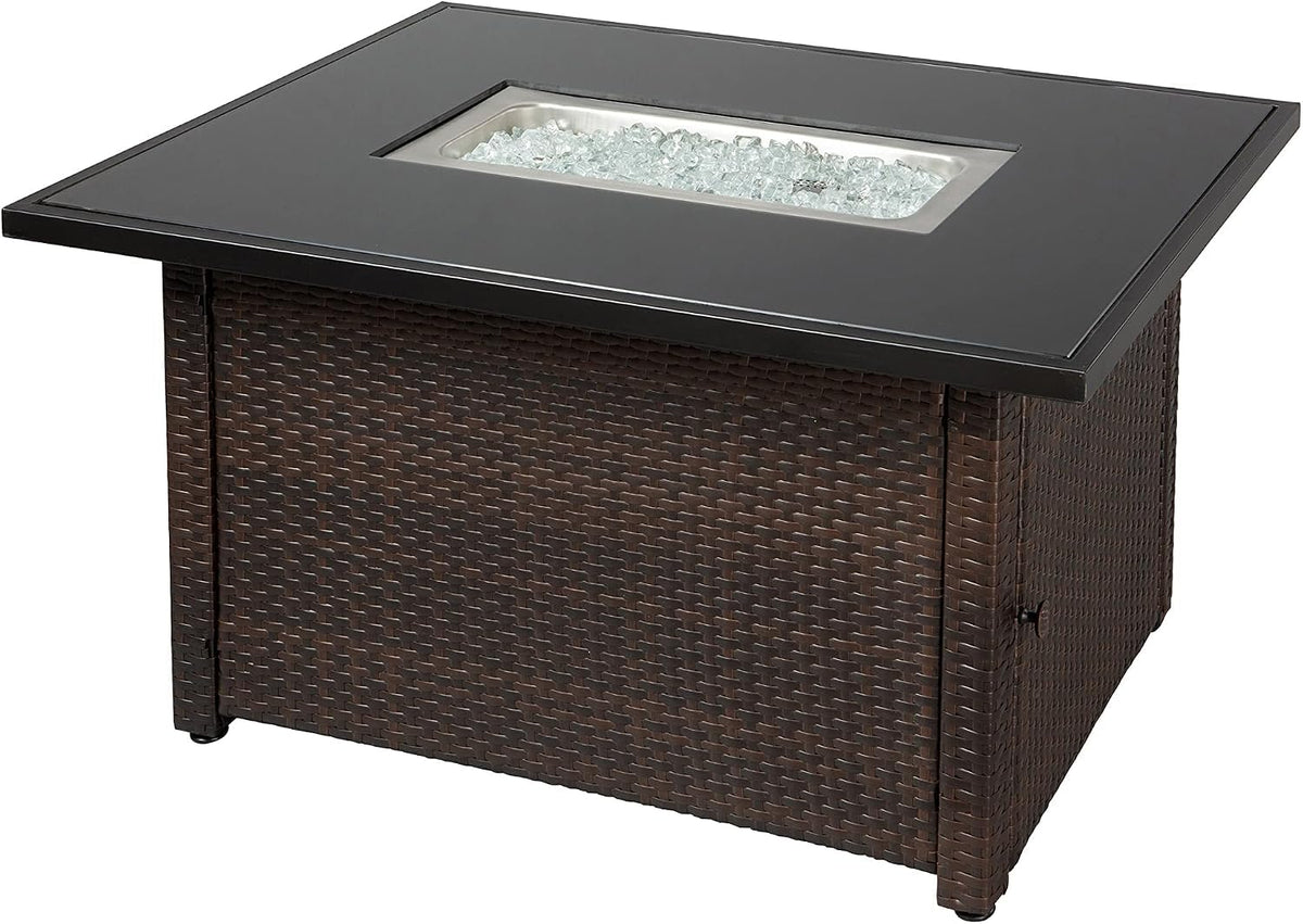Rectangular Gas Fire Pit Table