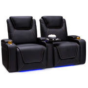 Home Theater Power Recliner Seating with Headrest & Lumbar