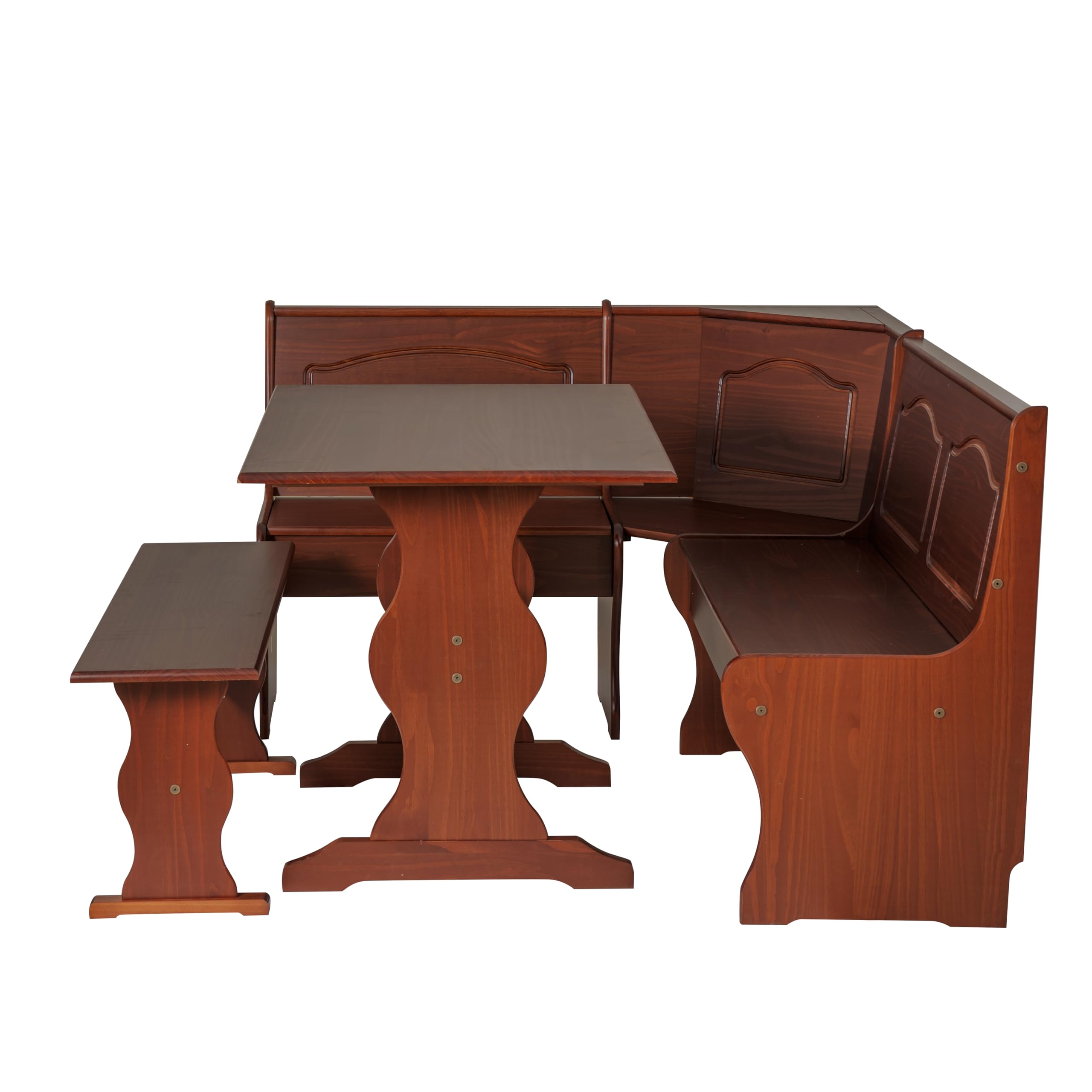 Linon Chelsea Walnut Kitchen Nook