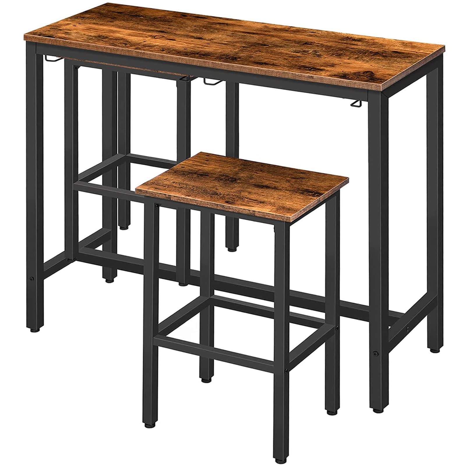 Bar Table Set with 2 Stools