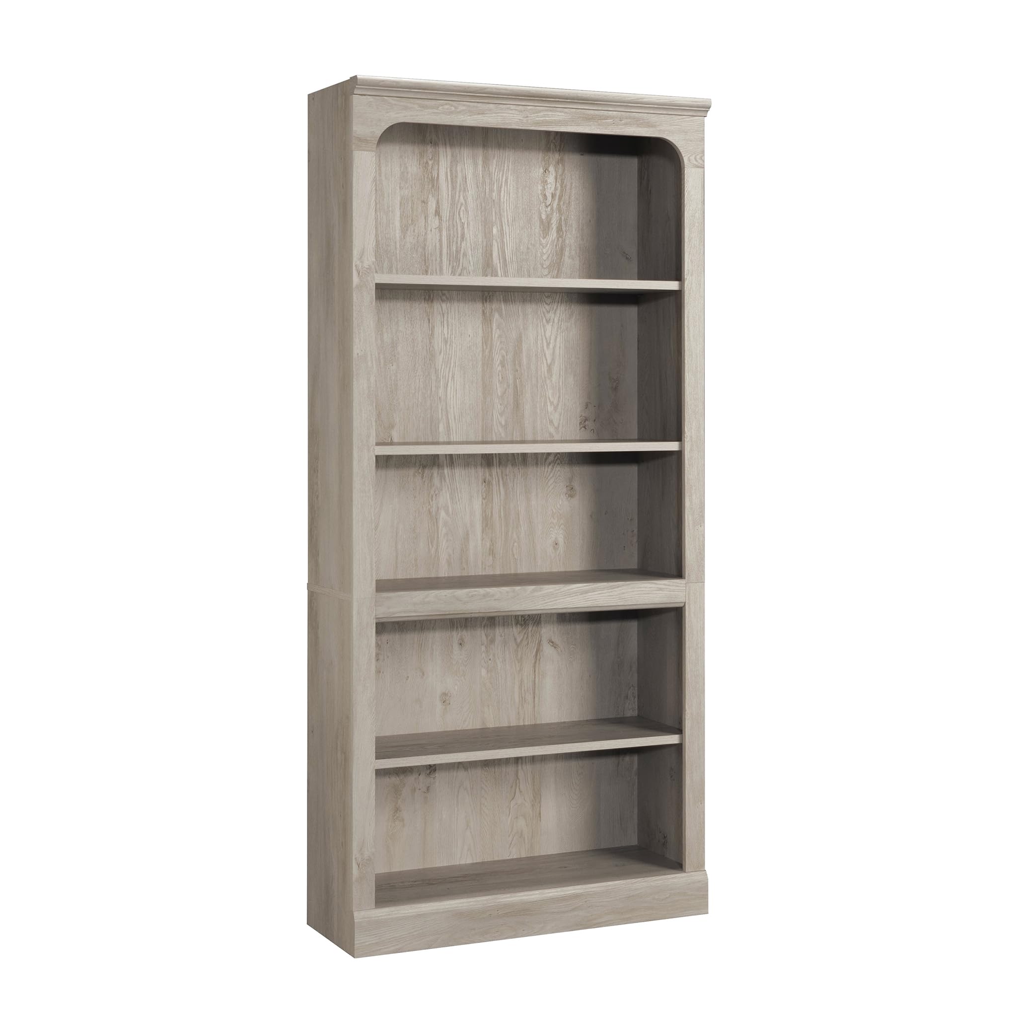 Sauder Select 5-Shelf Bookcase, Chalked Chestnut Finish