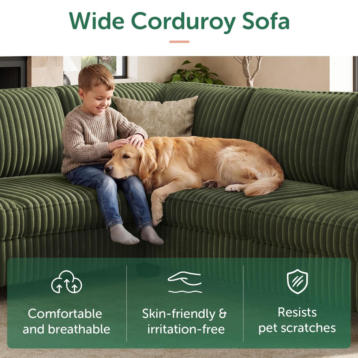 L-Shaped Sectional Sofa