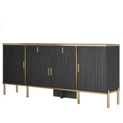 60" Fluted Buffet Cabinet with Storage
