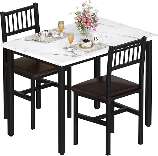 3-Piece Dining Table Set for 2
