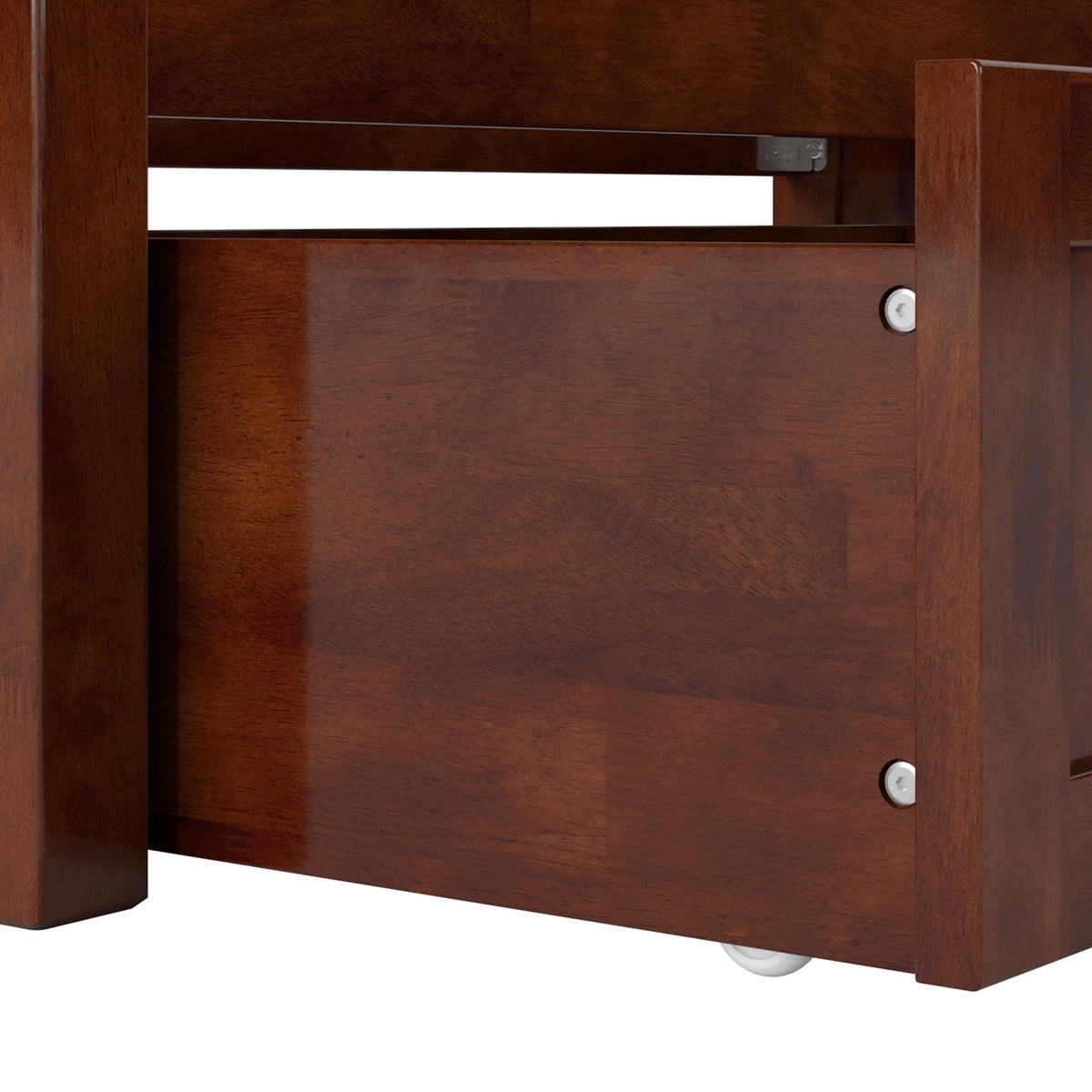 AFI, Cambridge Twin Wood Daybed with 2 Storage Drawers, Walnut