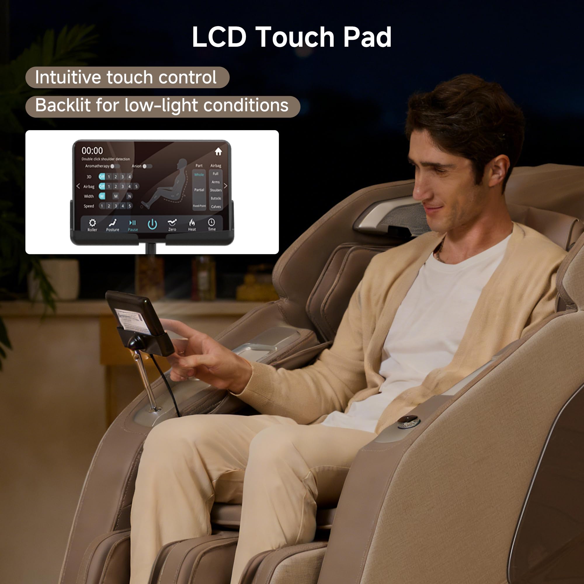 4D Massage Chair Full Body Zero Gravity Recliner