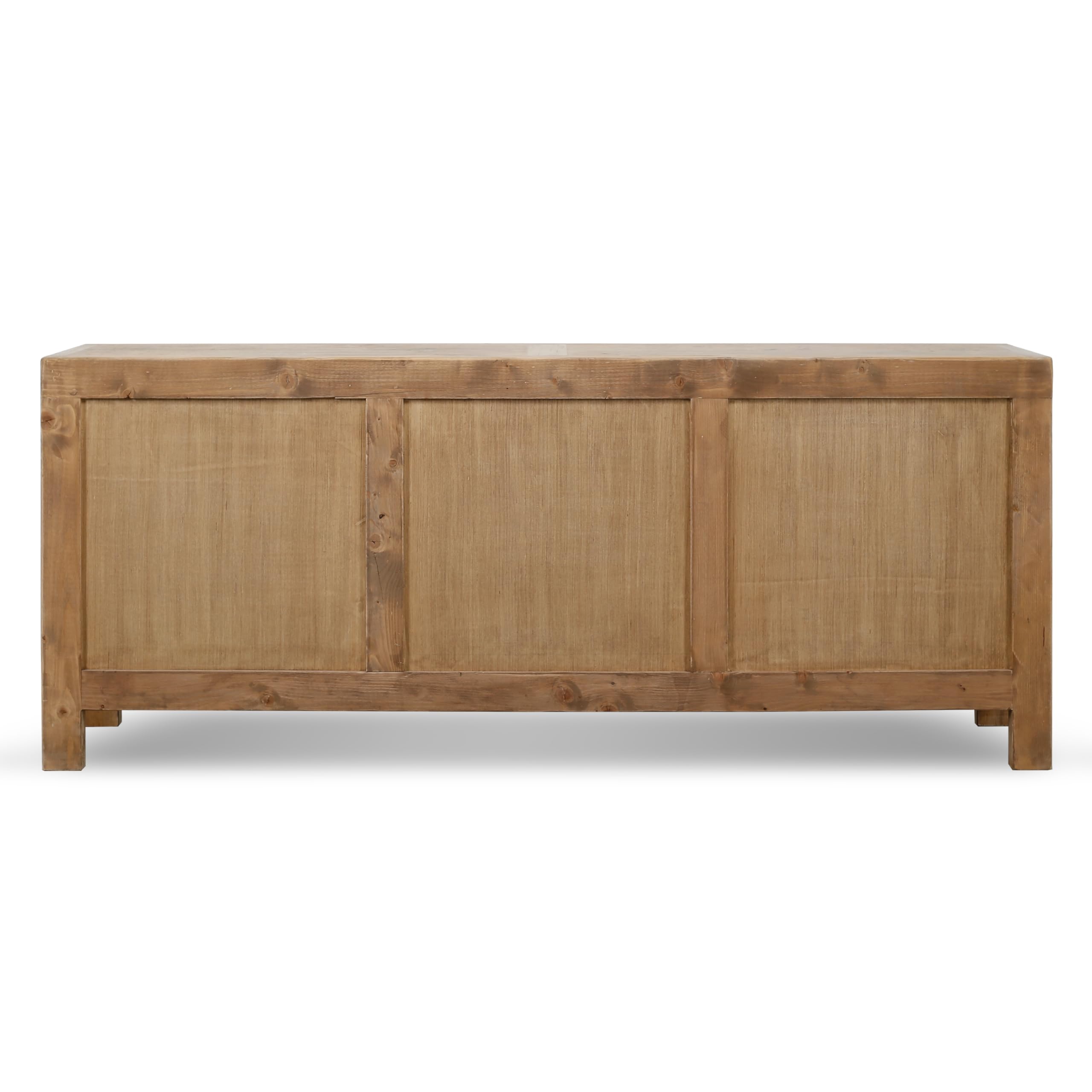 Artissance Home Reclaimed Wood Sideboard Buffet Cabinet with Storage – Rustic Buffet Sideboard Cabinet with 6 Drawers, Natural Wood Finish, 35.5” Tall for Dining Room, Living Room & Entryway