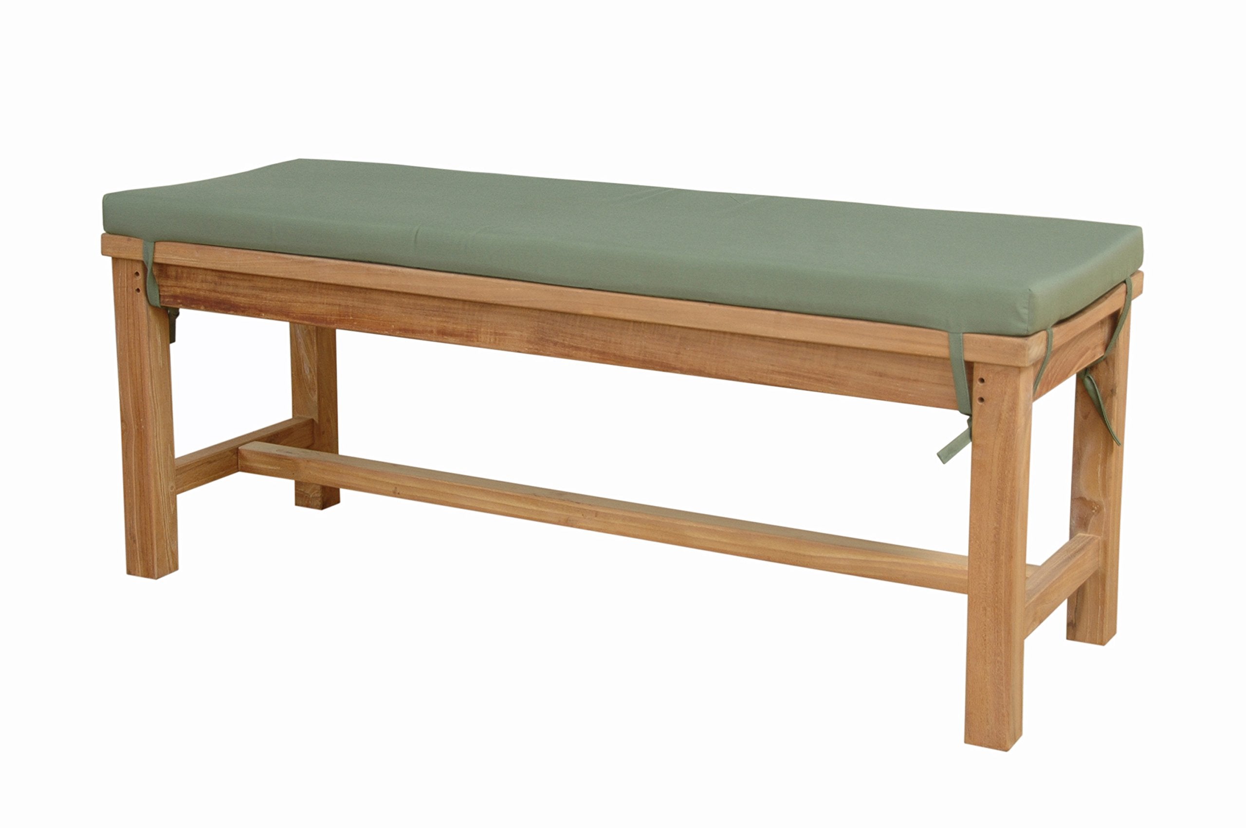 Teak Backless Outdoor Bench