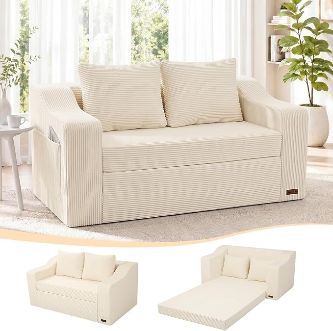 Corduroy Loveseat Sofa Bed