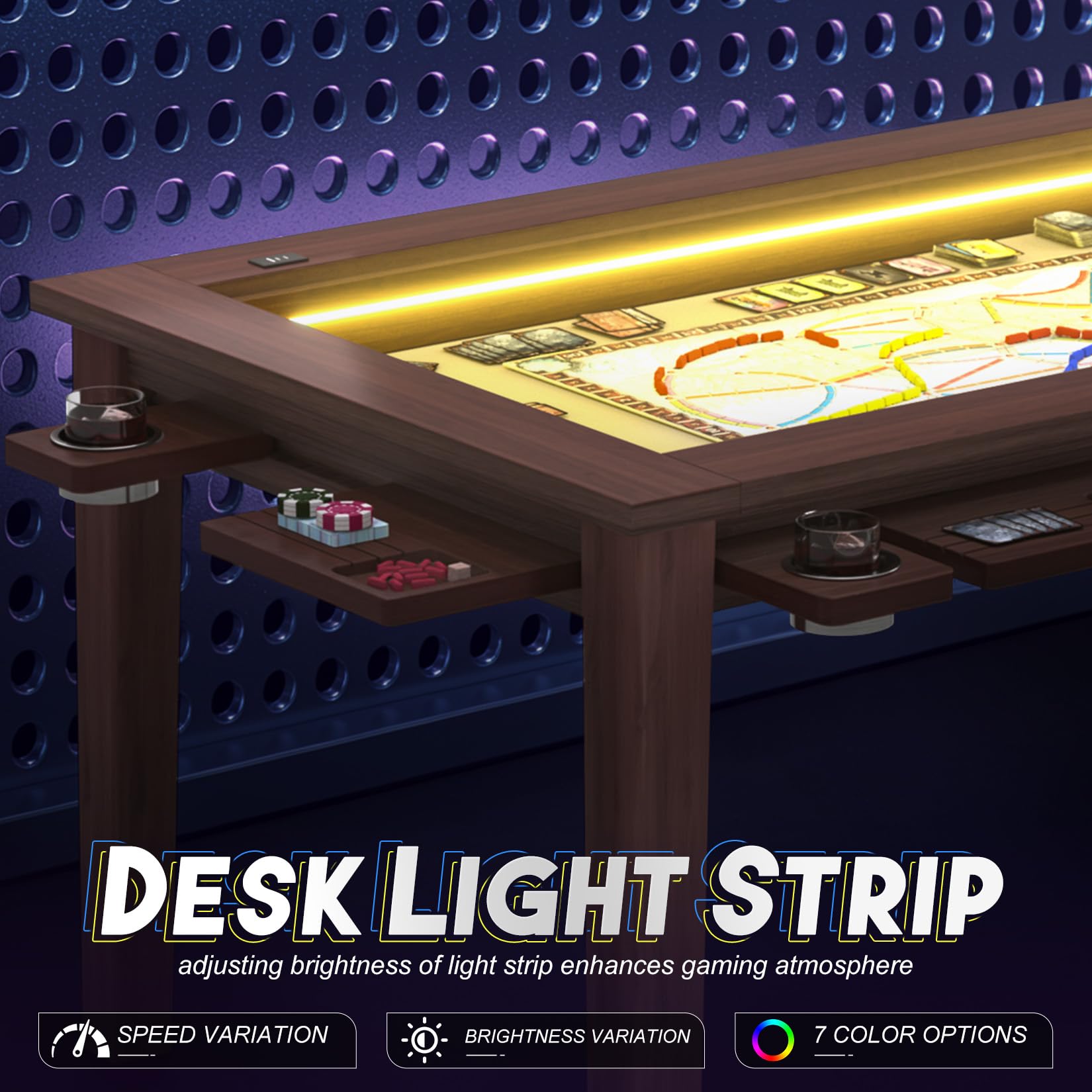 2-in-1 LED Board Game & Dining Table