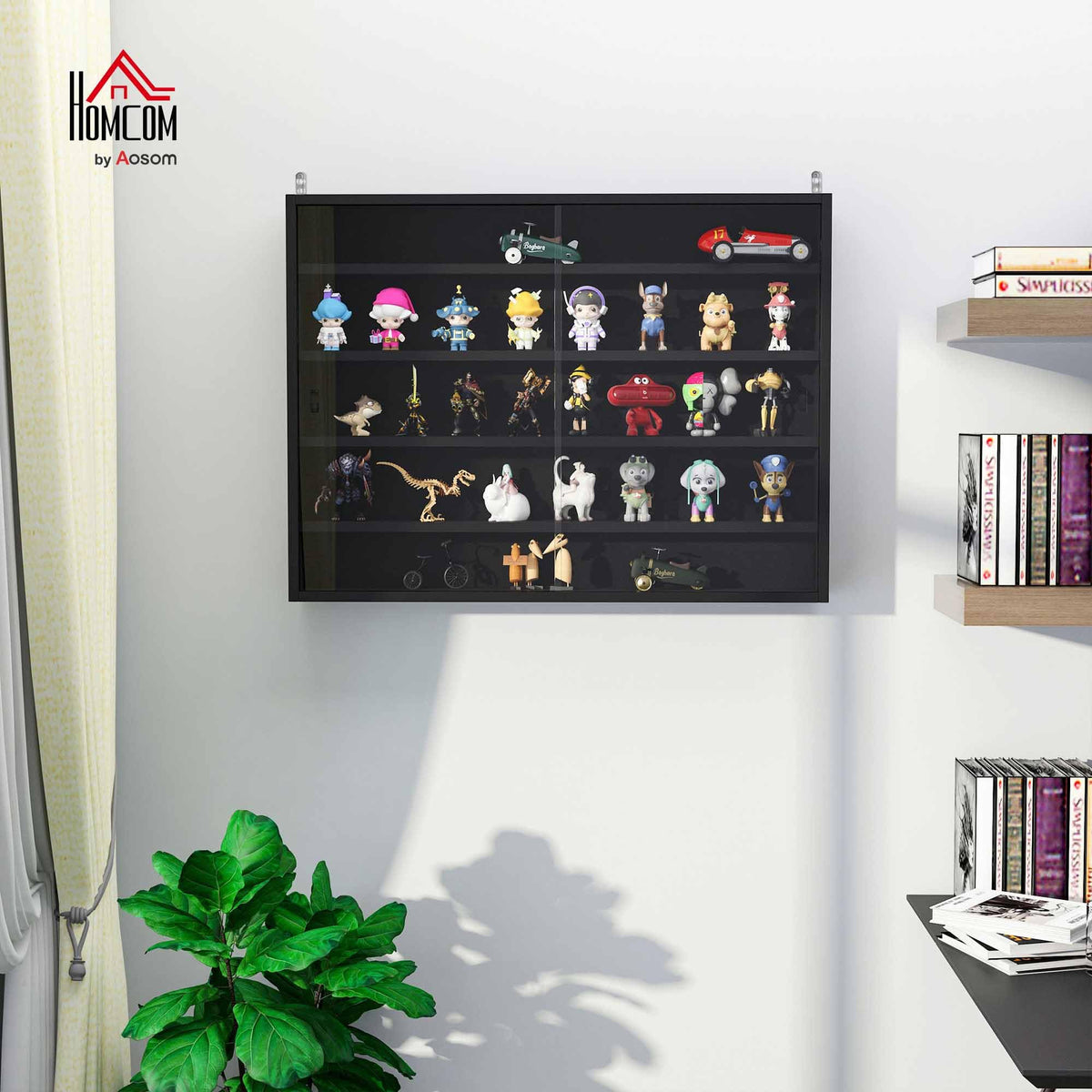 Wall-Mounted Glass Display Cabinet