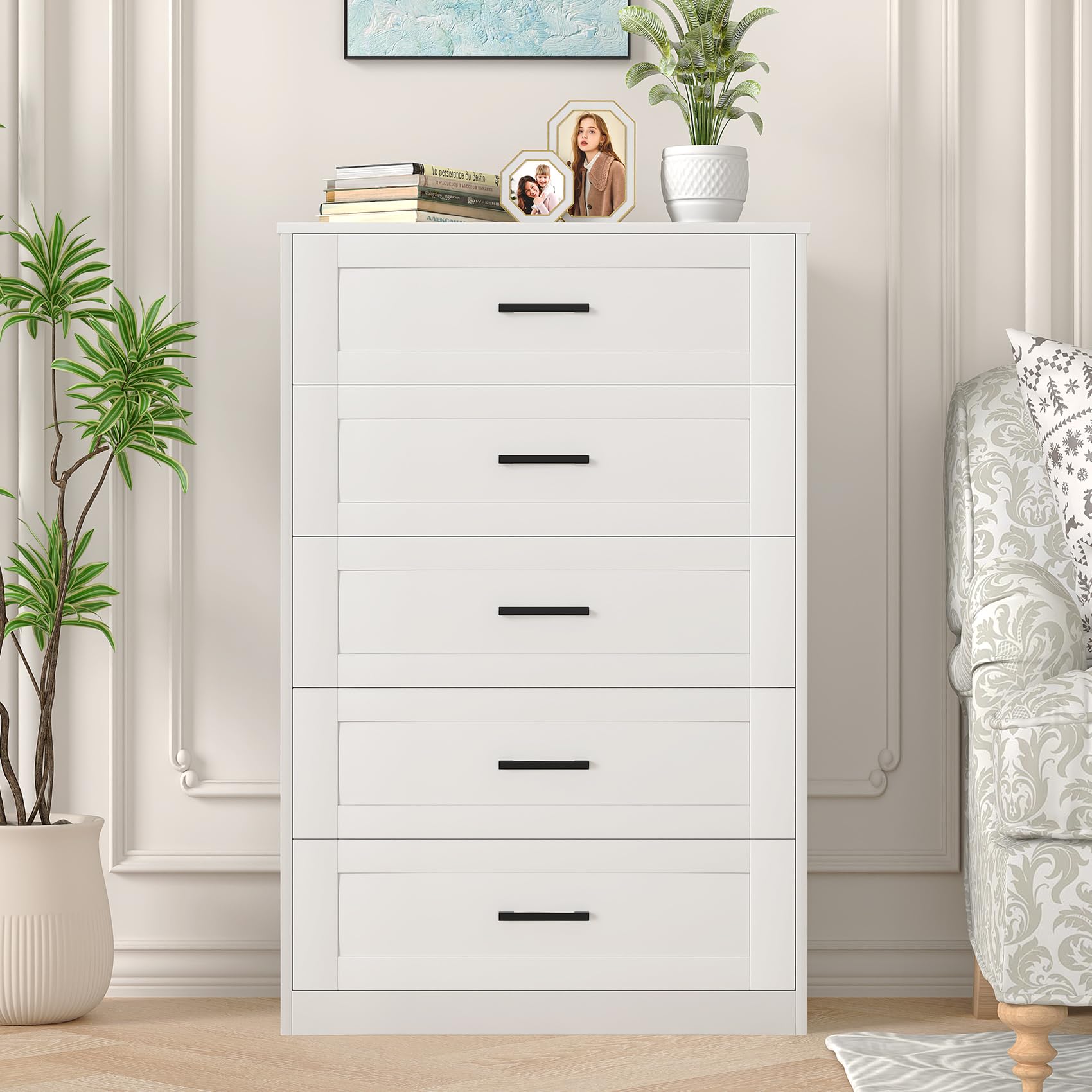 5-Drawer Farmhouse Dresser