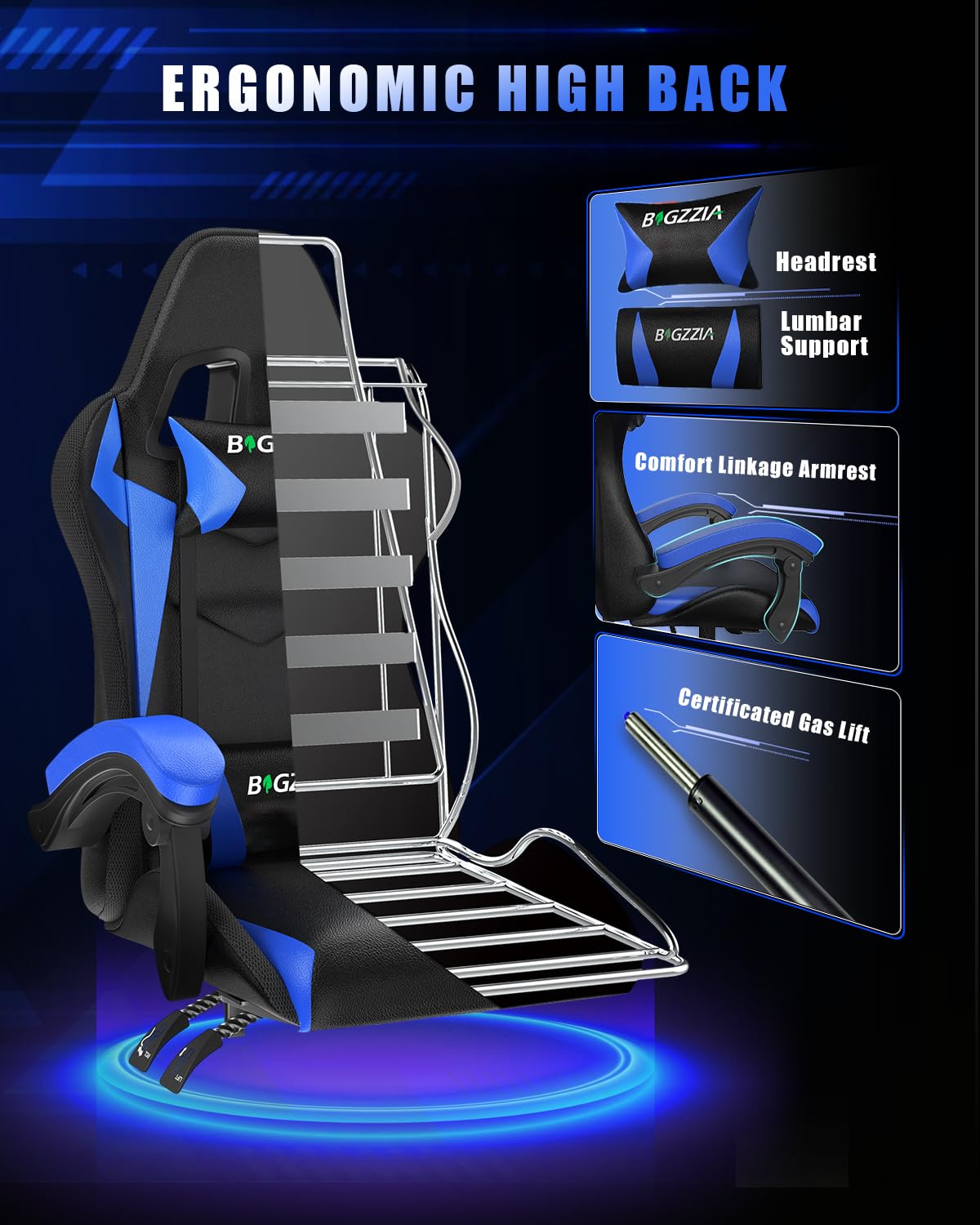 RGB LED Gaming Chair