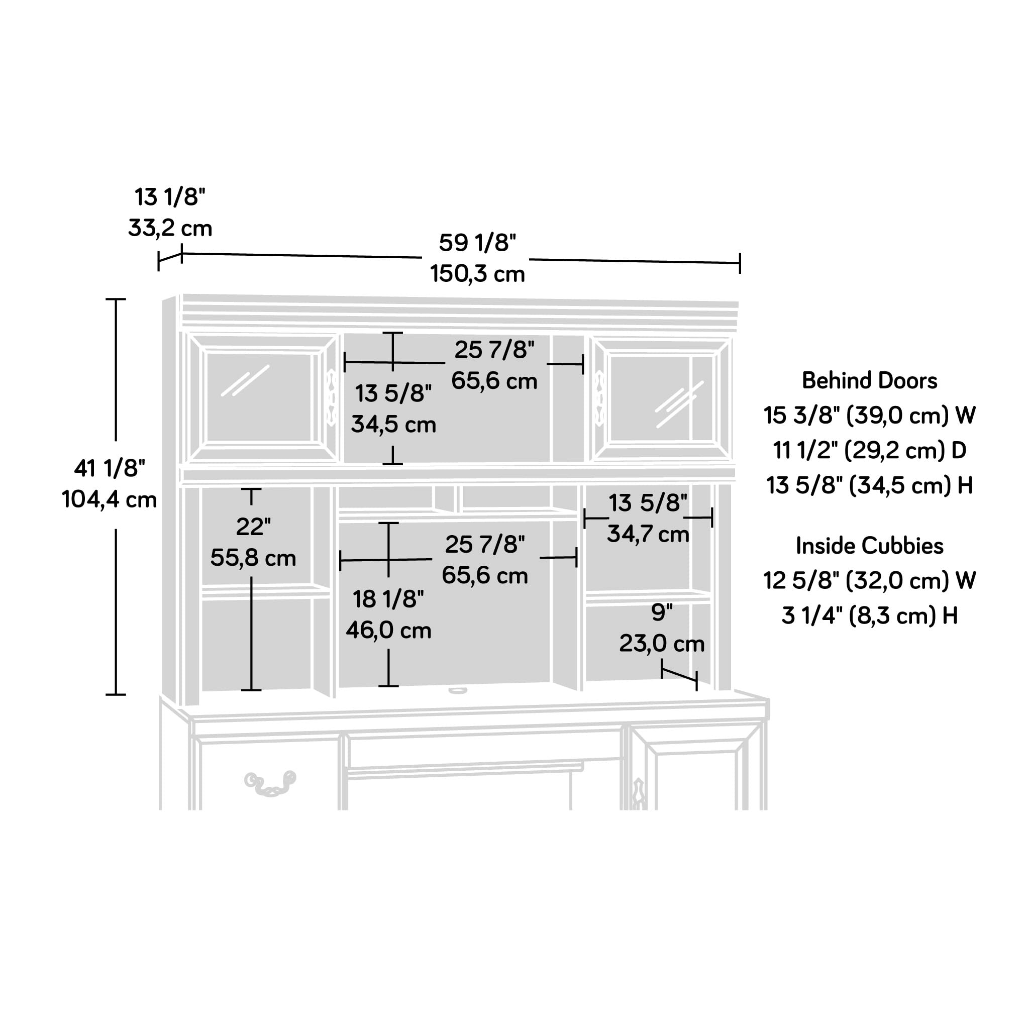 Heritage Hill Hutch – Classic Cherry