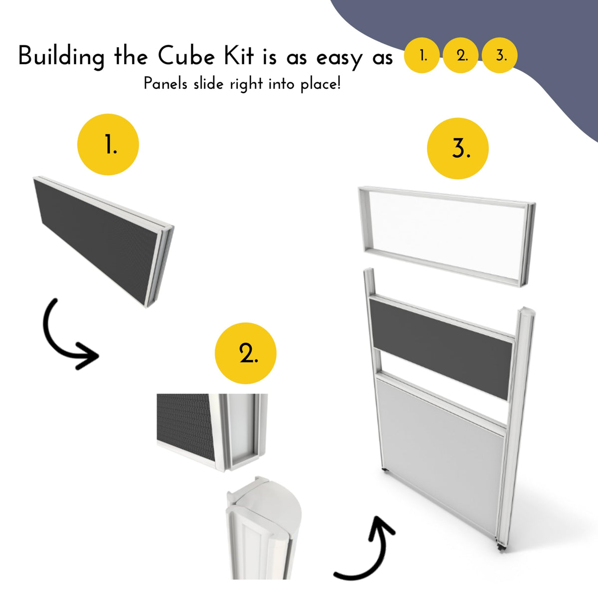 Modular Office Cubicle Kit