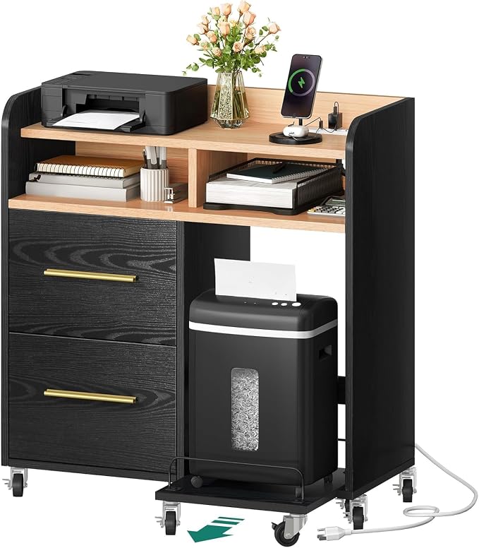 File Cabinet with Charging Station