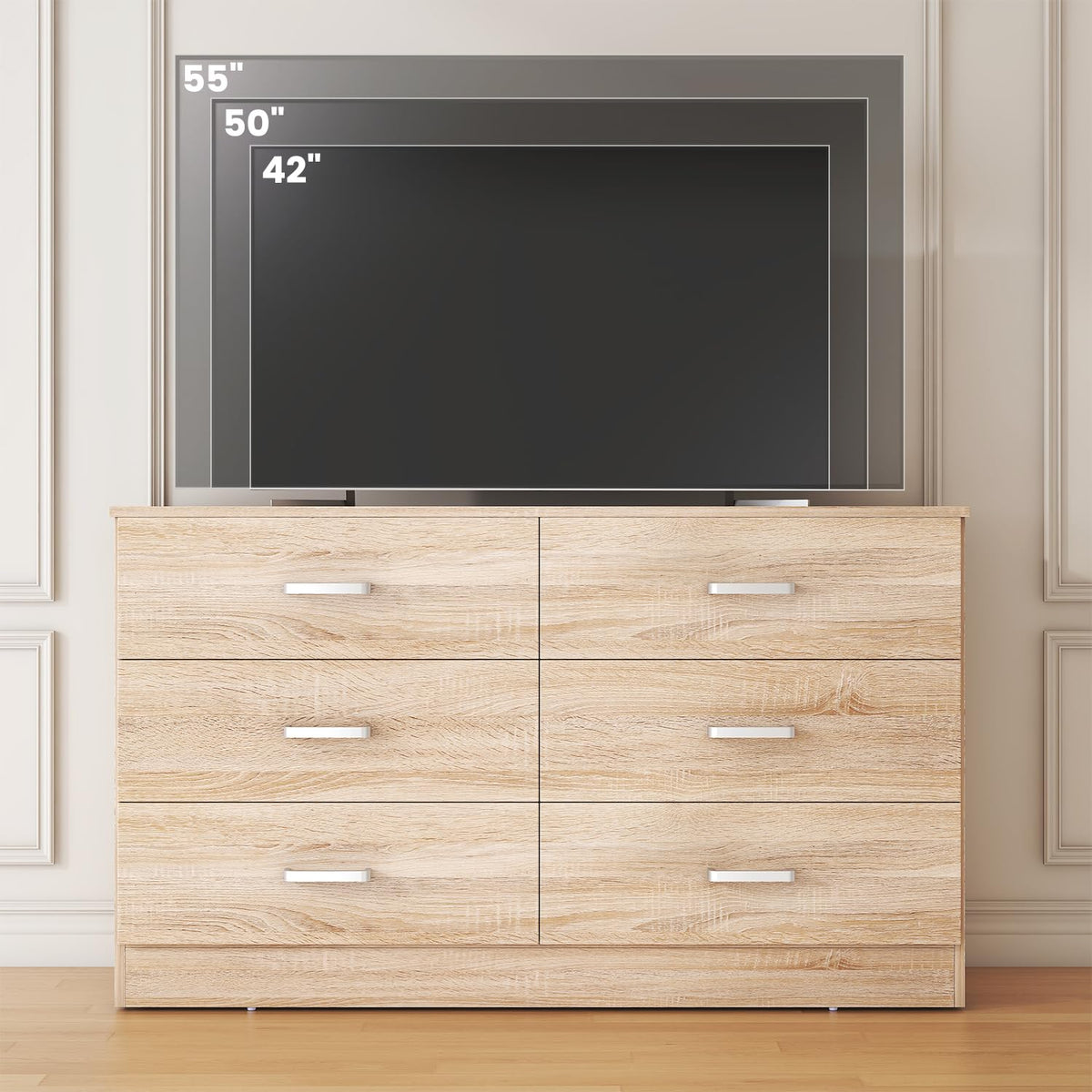 6-Drawer Double Dresser