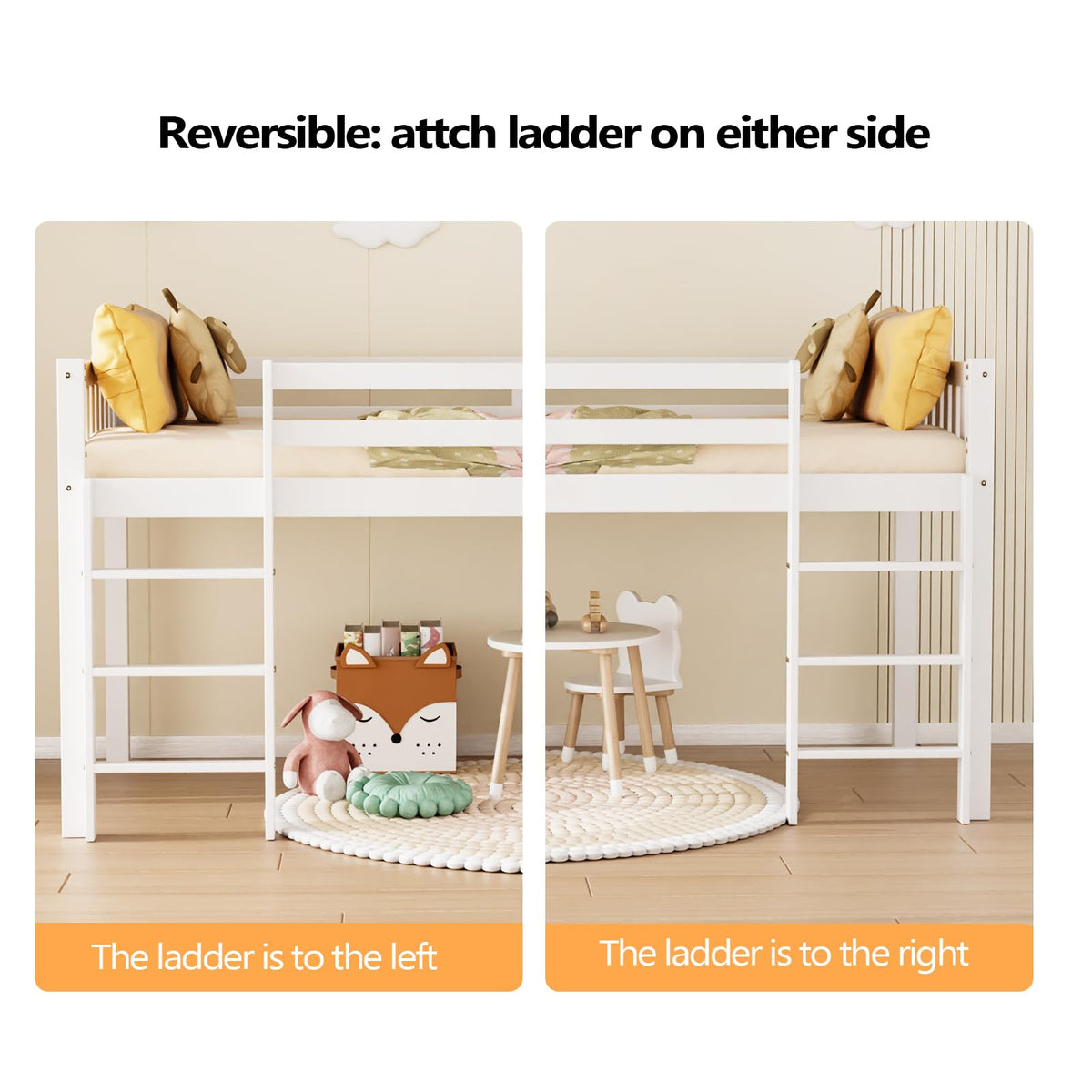 Twin Low Loft Bed