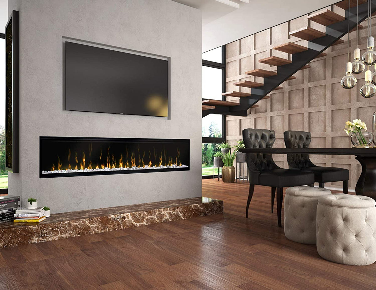 Built-In Linear Electric Fireplace