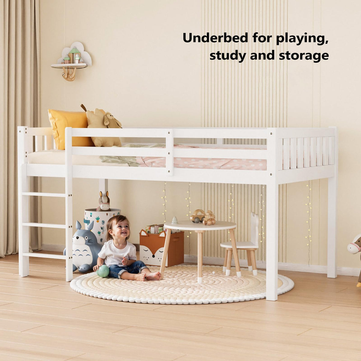 Twin Low Loft Bed