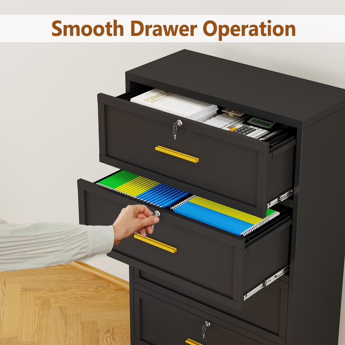 Lockable Steel Filing Cabinet