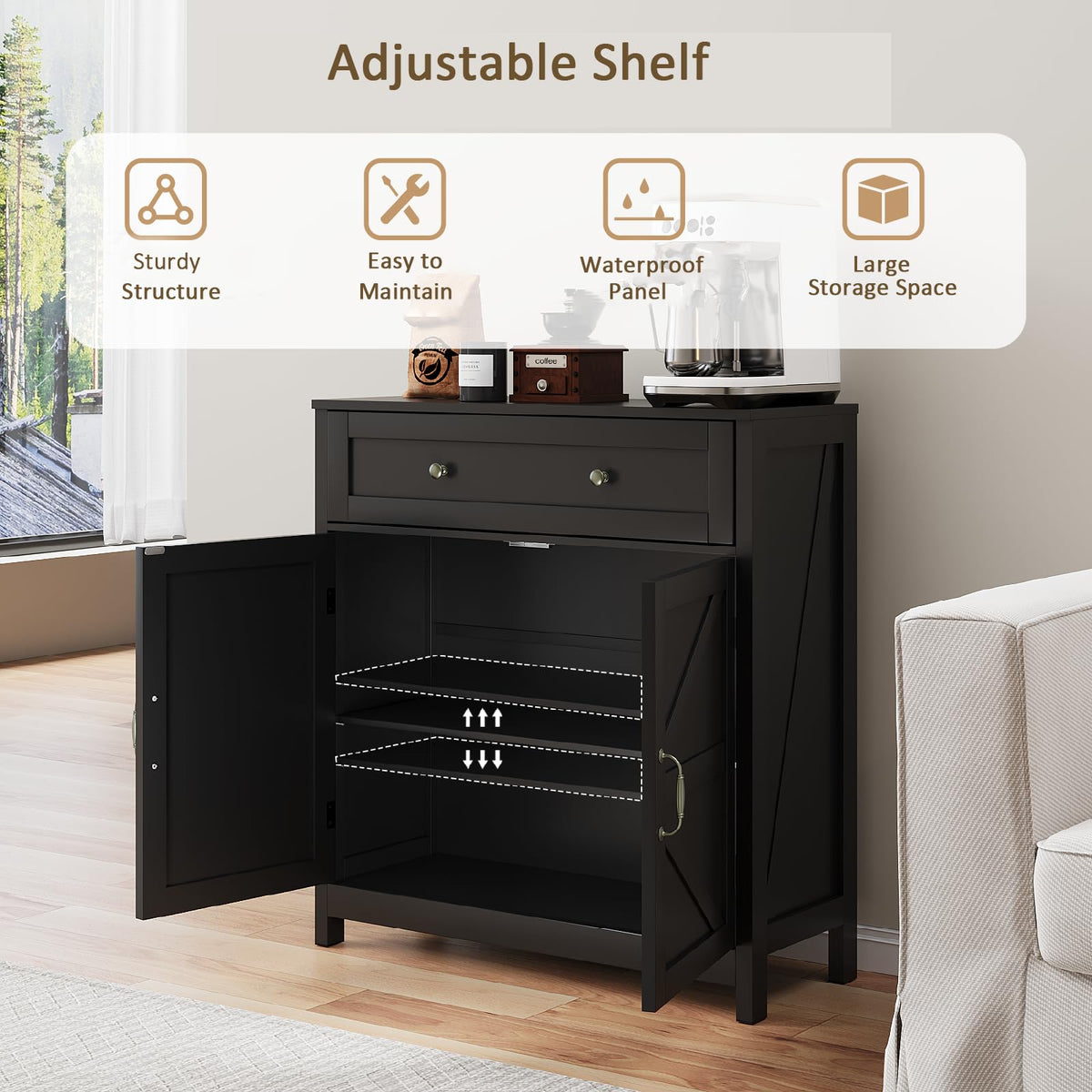 Farmhouse Sideboard Cabinet