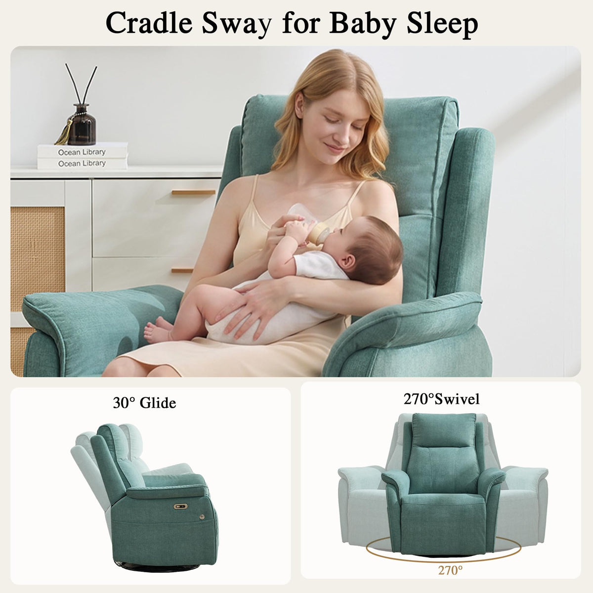 Power Swivel Glider Recliner