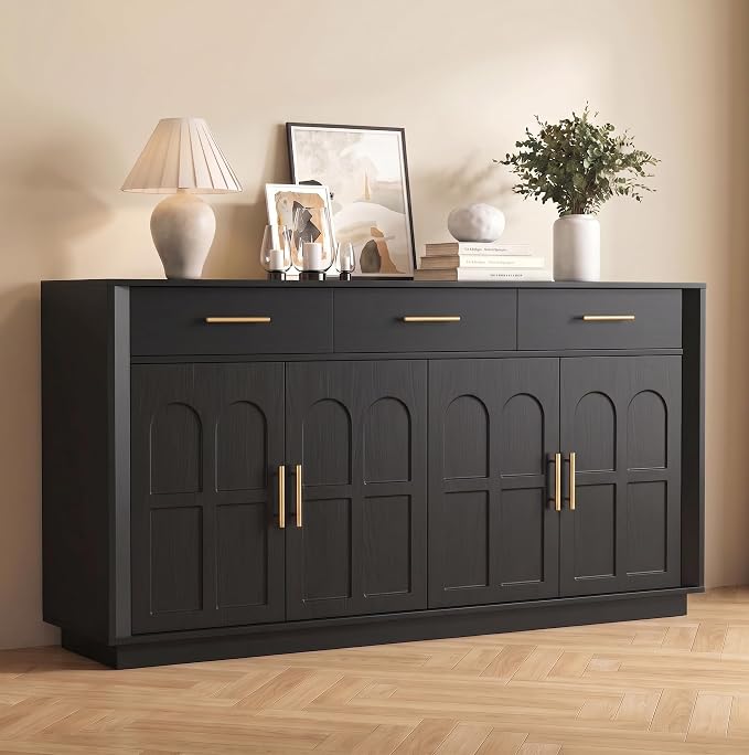 Walnut Arch Door Sideboard