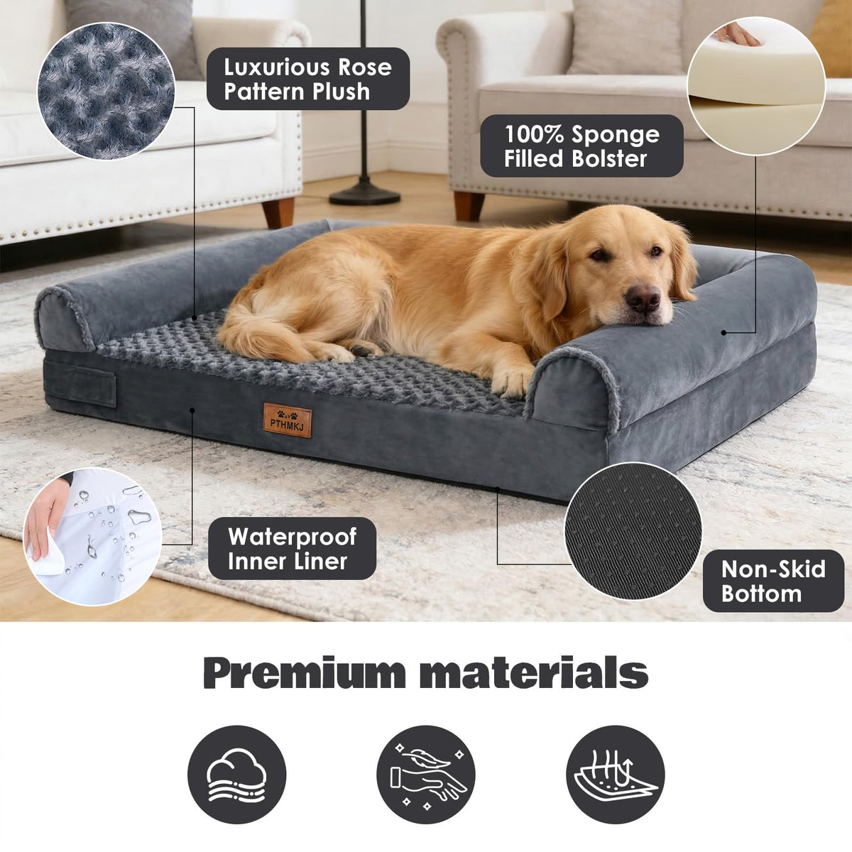 Orthopedic Dog Beds, 2-Pack
