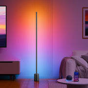 RGB Corner Floor Lamp with Music Sync & Voice Control