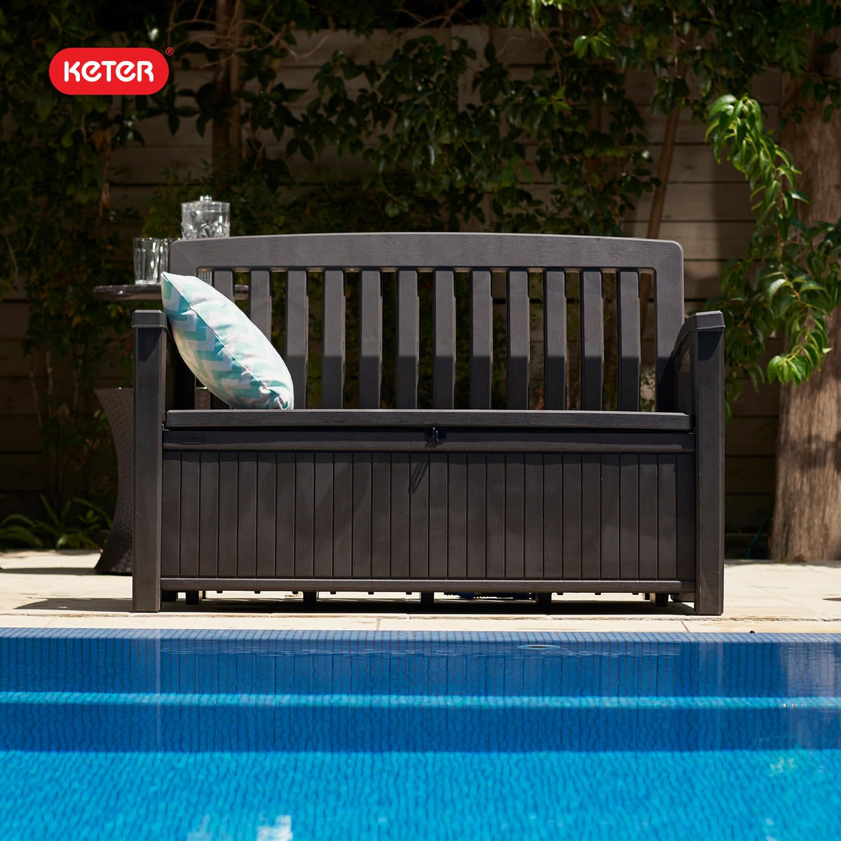 60-Gallon Outdoor Storage Bench