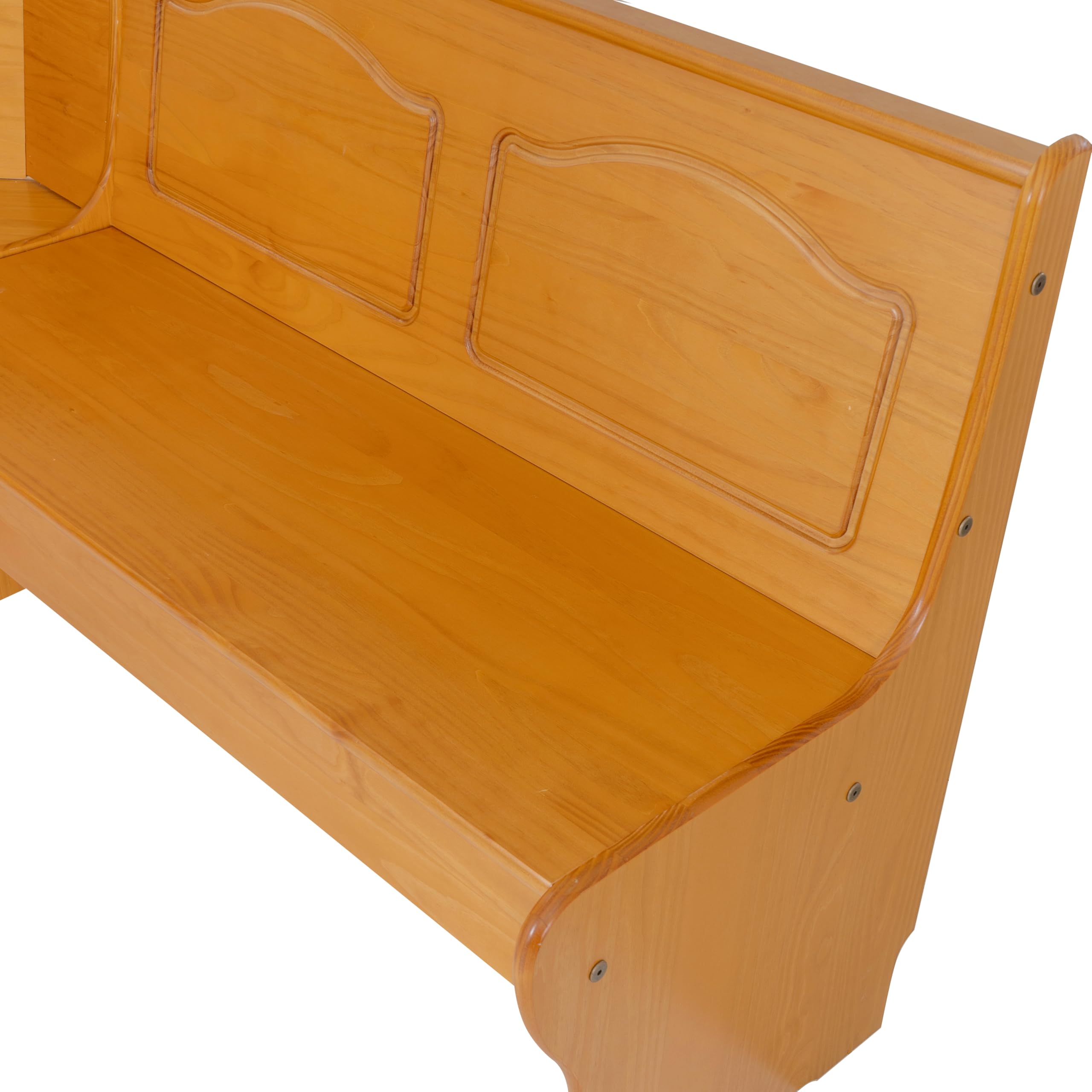Linon Chelsea Kitchen-Nook Corner Unit, Natural