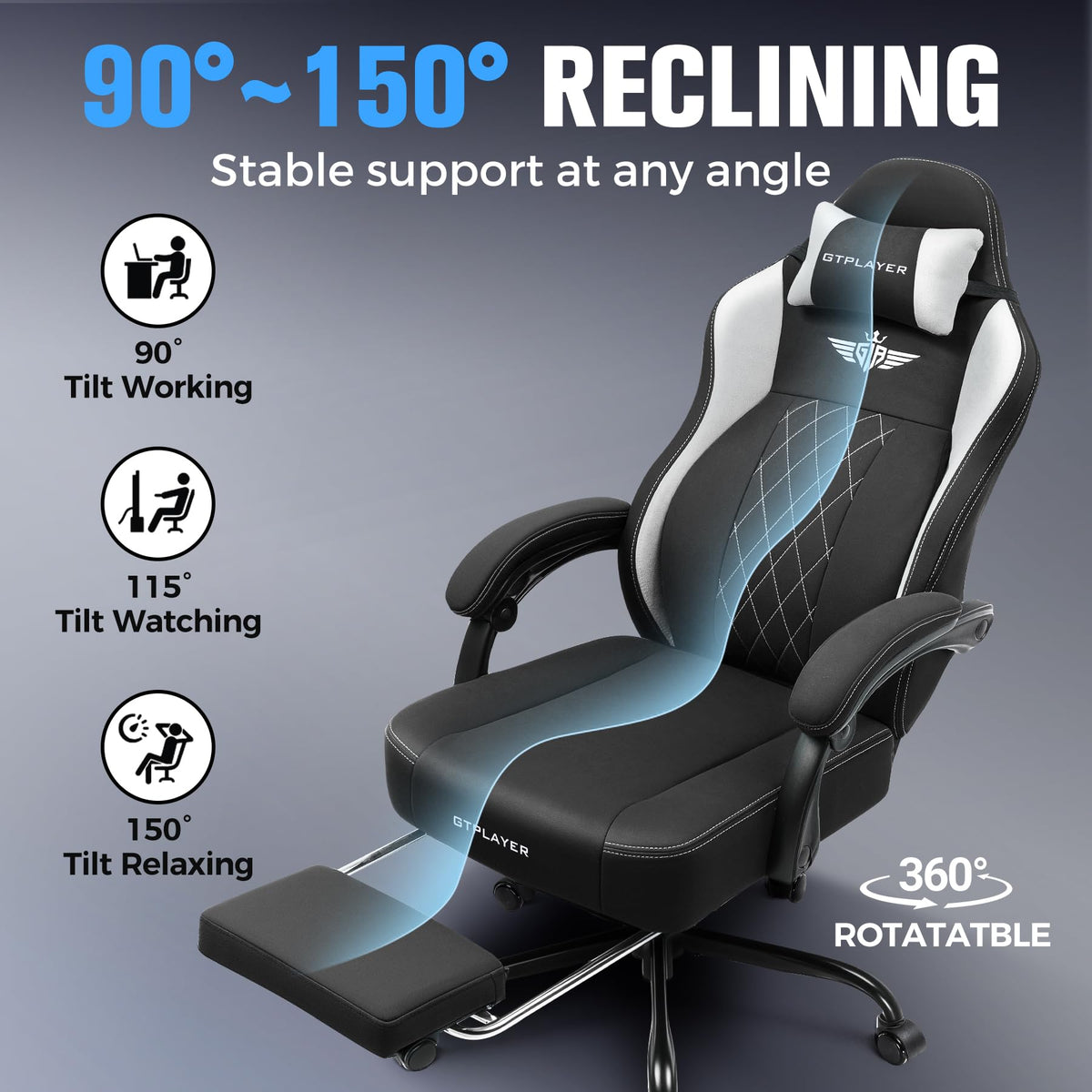 Big and Tall Fabric Gaming Chair