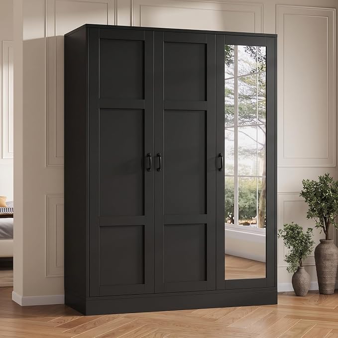 White Mirrored Wardrobe