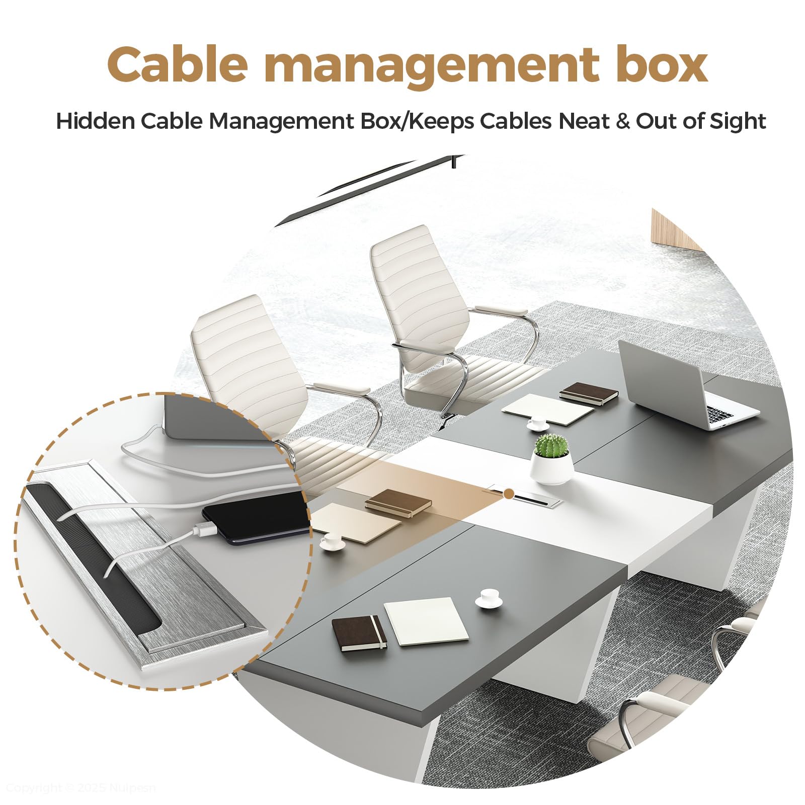 10 ft Rectangular Conference Table