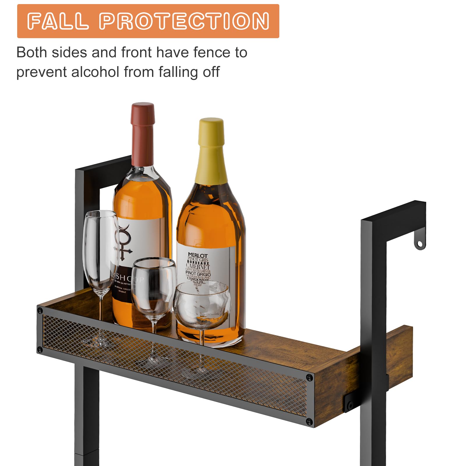 5-Tier Floor Wine Rack – 50 Bottle