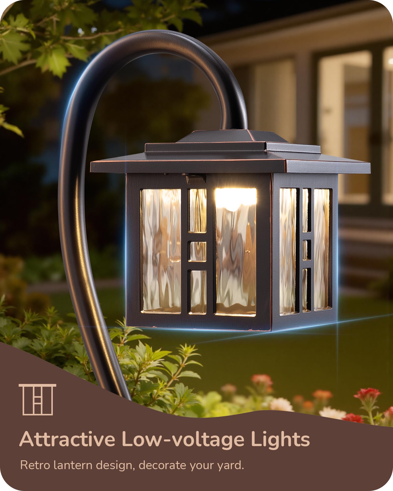 Low Voltage Outdoor Pathway Lights – Oil-Rubbed Bronze